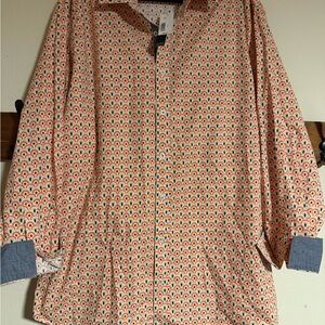 Daniel Cremieux Multicolor Patterned Shirt   NWT size 2XB